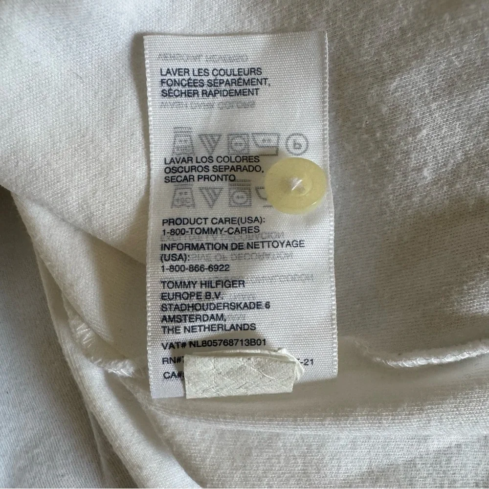 Tommy Hilfiger Classic White Polo Shirt, M - Picture 10 of 11